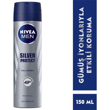 Nivea Men Silver Protect 150 ml Erkek Sprey Deodorant