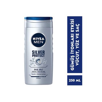 Nivea Men Silver Protect 250 ml Duş Jeli