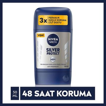 Nivea Men Silver Protect 50 ml Gümüş İyonlu Stick Deodorant