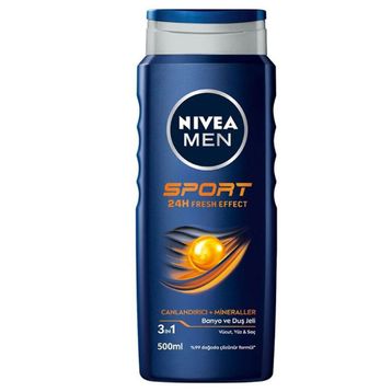 Nivea Men Sport 500 ml Ferahlatıcı Banyo ve Duş Jeli