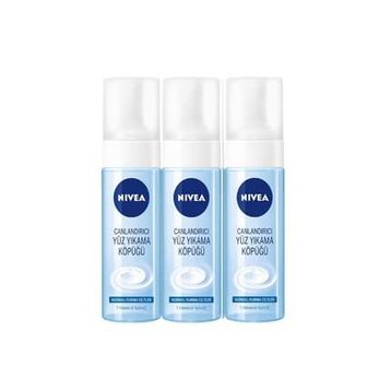 Nivea Normal Ciltler İçin 150 ml x 3 Adet Yüz Temizleme Köpüğü