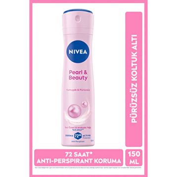 Nivea Pearl & Beauty 150 ml Kadın Sprey Deodorant ve Fresh Natural 25 ml Ter Koruması Mini Roll-On