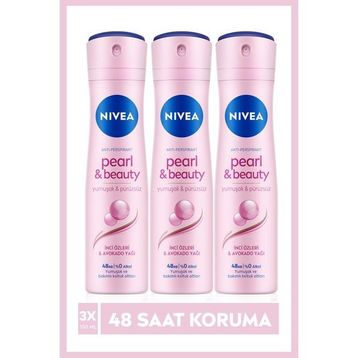 Nivea Pearl Beauty 3x150 ML Kadın Deodorant
