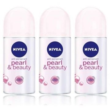 Nivea Pearl & Beauty 3x50 ML Bayan Roll-On