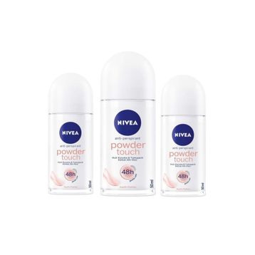 Nivea Powder Touch 3x50 ML Kadın Roll-On