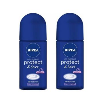 Nivea Protect&Care 2x75 Kadın Roll-On Deodorant