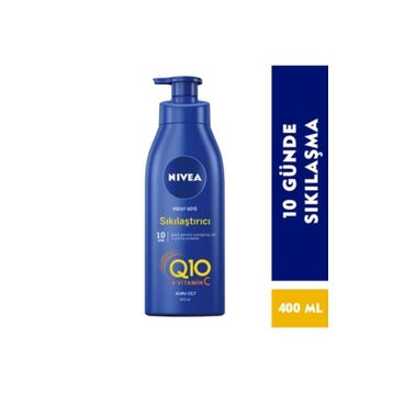 Nivea Q10 Besleyici Vücut Sütü Vitamin C Kuru Ciltler 400 ml Sıkılaştırıcı