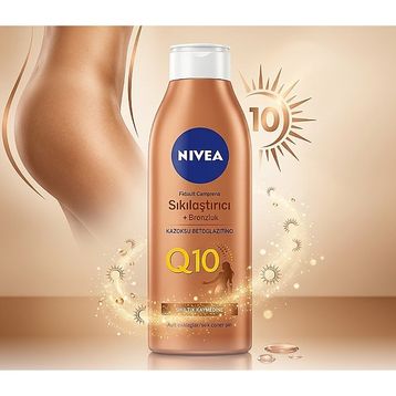 Nivea Q10 Sıkılaştırıcı Bronzlaştırıcı 400 ml Vücut Losyonu