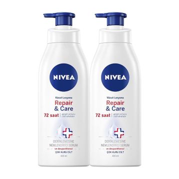Nivea Repair Care Yoğun 2x400 ml Vücut Losyonu