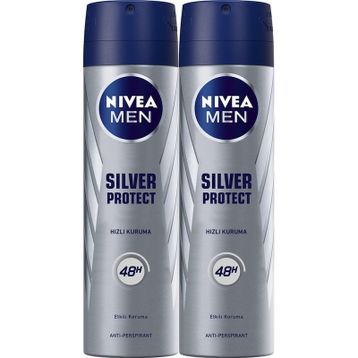 Nivea Silver Protect 2x150 ml Erkek Deodorant