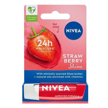Nivea Straw Berry Shine 4.8 gr Çilek Aromalı Dudak Bakım Kremi