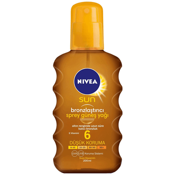 Nivea Sun 200 ml Bronzlaştırıcı Güneş Losyonu