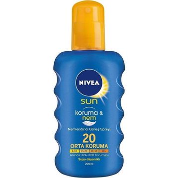 Nivea Sun 200 ml Spf20+ Koruma ve Nem Güneş Spreyi