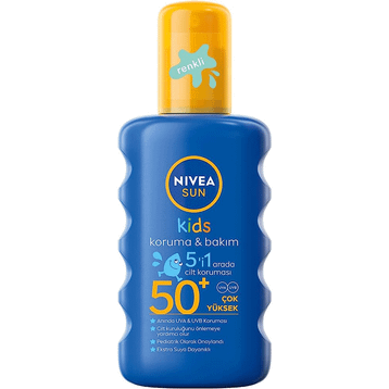 Nivea Sun Kids 200 ml Spf50+ Nemlendirici Çocuk Güneş Spreyi