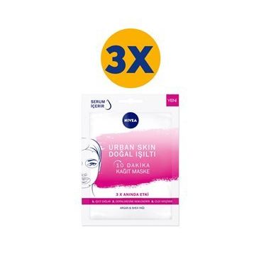 Nivea Urban Skin 1 Adet Nemlendirici Maske
