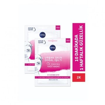 Nivea Urban Skin 2 Adet Doğal Işıltı Kağıt Maske