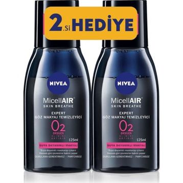 Nivea Visage Micellar 125 ml x 2 Adet Göz Makyaj Temizleyicisi