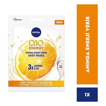 Nivea Visage Q10 Energy Enerji Veren Kağıt Maske