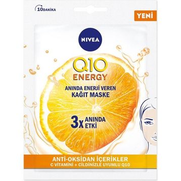 Nivea Visage Q10 Energy Enerji Veren Kağıt Maske