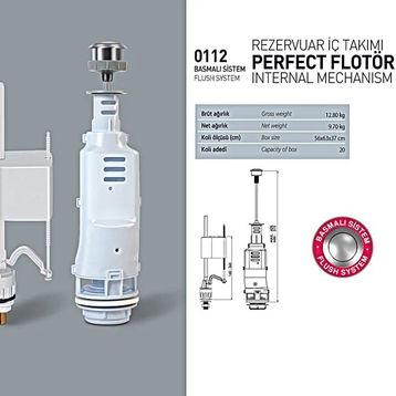 Nkp Basmalı Sistem 0112 Rezervuar İç Takımı