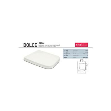 Nkp Dolce Duroplast Yavaş Kapanan Klozet Kapağı