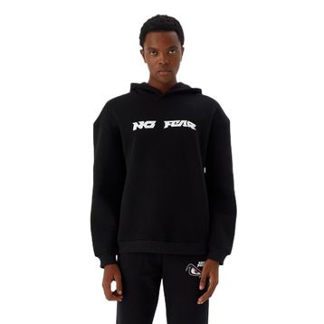 No Fear M500216 Siyah Kapüşonlu Erkek Sweatshirt