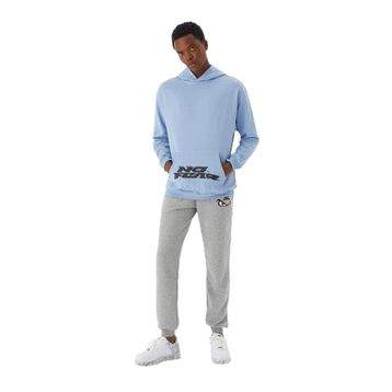 No Fear M500218 Mavi Kapüşonlu Erkek Sweatshirt