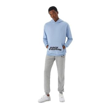 No Fear M500218 Mavi Kapüşonlu Erkek Sweatshirt