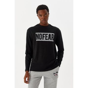 No Fear M500228 Siyah Uzun Kollu Erkek T-shirt
