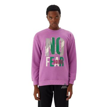 No Fear M500238 Mor Erkek Sweatshirt