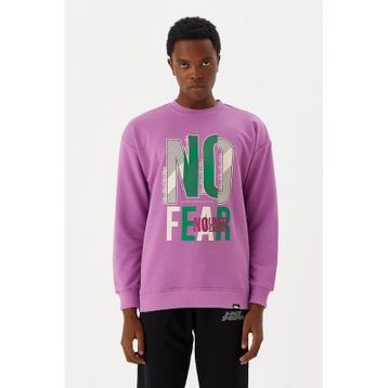 No Fear M500238 Mor Erkek Sweatshirt