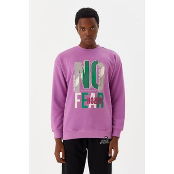 No Fear M500238 Mor Erkek Sweatshirt