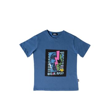 No Fear NFR-B500321 Mavi Erkek Çocuk T-shirt