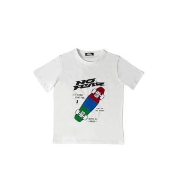 No Fear NFR-B500322 Beyaz Erkek Çocuk T-shirt