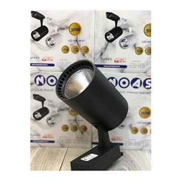 Noas YL29-3101 30 Watt 6500K Beyaz Paris Siyah Kasa Led Ray Spot Armatür