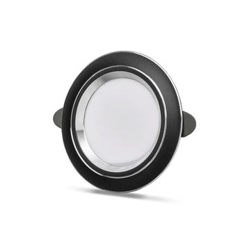 Noas YL38-0532 5W 3200K Günışığı Sıva Altı Siyah Silver Kasa Led Spot