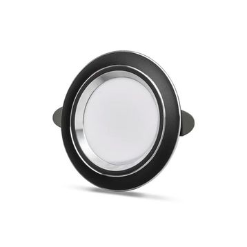 Noas YL38-0532 5W 3200K Günışığı Sıva Altı Siyah Silver Kasa Led Spot
