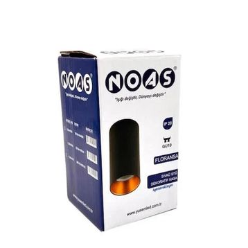 Noas YL60-9160 Floransa Siyah-Bakır Sıva Üstü Spot Kasası