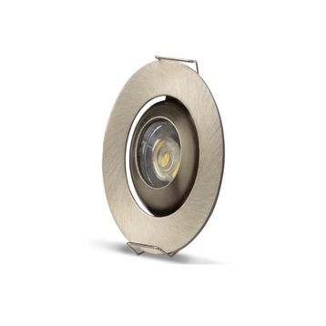 Noas YL94-0106 1W Amber Sıva Altı Saten Kasa Hareketli Manda Gözü Led Spot