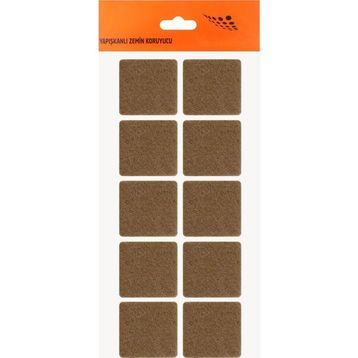 Nobel Keçe Yapışkanlı 40x40 mm 10'Lu Paket Masa Sandalye Parke Zemin Koruyucu
