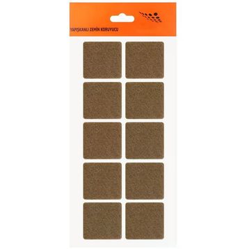 Nobel Keçe Yapışkanlı 40x40 mm 10'Lu Paket Masa Sandalye Parke Zemin Koruyucu