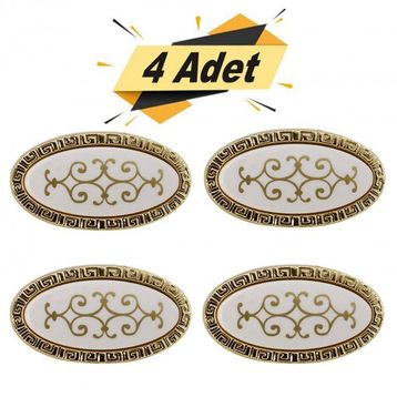 Nobel Seçil Altın Düğme 4'lü Çekmece Dolap Kapak Kulpu