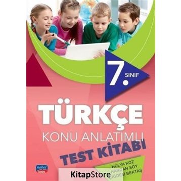 Nobel Sınav Yayınları 7. Sınıf Türkçe Konu Anlatımlı Test Kitabı
