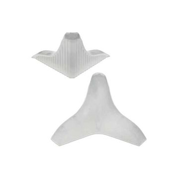 Nobel Yunus 12 cm Beyaz Plastik Mobilya Ayağı