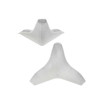 Nobel Yunus 12 cm Beyaz Plastik Mobilya Ayağı