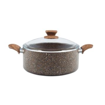 Noblelife 19043 Stonelife Kahve 26 cm Derin Tencere