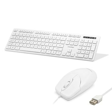 Nodar KM8520 Q Kablolu Beyaz Klavye Mouse Seti