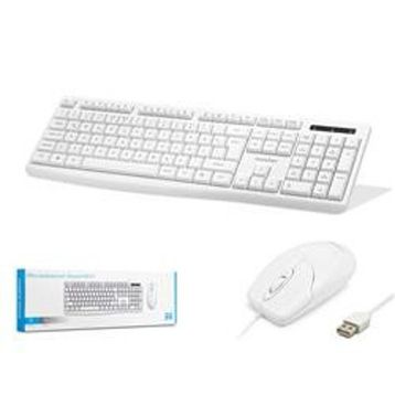 Nodar KM8520 Q Kablolu Beyaz Klavye Mouse Seti