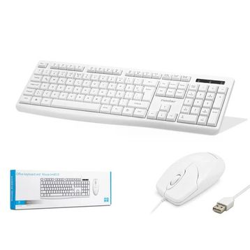 Nodar KM8520 Q Kablolu Beyaz Klavye Mouse Seti