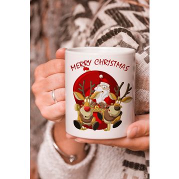 Noel Baba Yeni Yıl Kupa Bardak